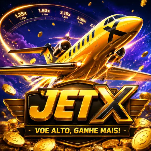 Foguete do jogo de crash JetX subindo na tela