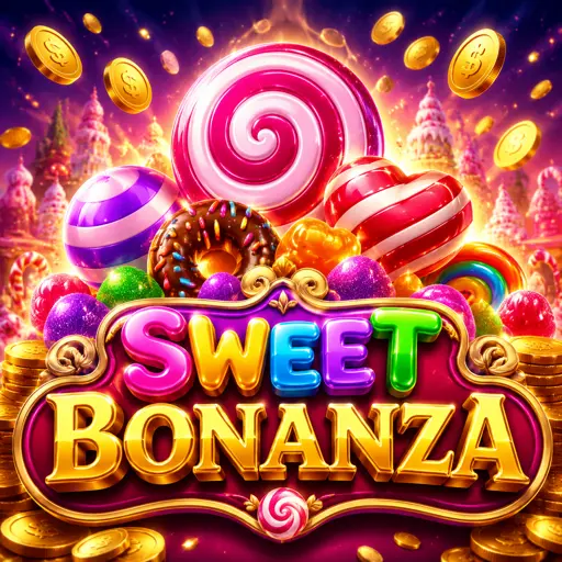 Doces e frutas coloridas do slot Sweet Bonanza